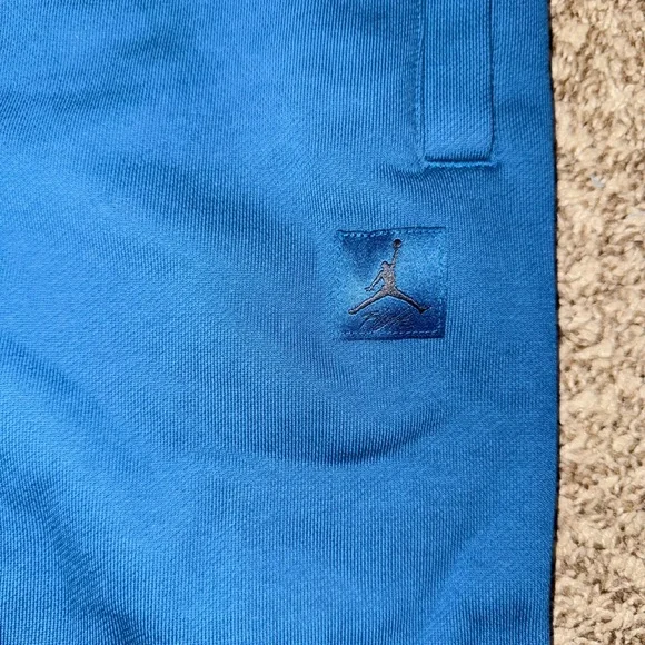 Navy Blue Elastic Cuffed Joggers with Relaxed Fit - Picture 3 of 4